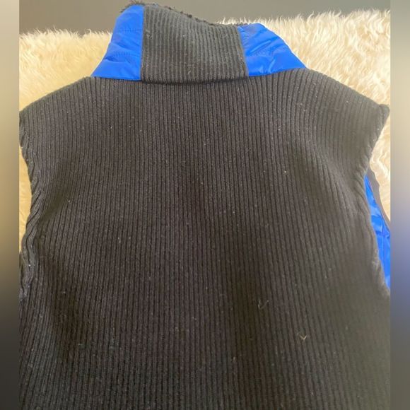 Calvin Klein puffer vest Black and Royal Blue with Down fill size S - Picture 10 of 11